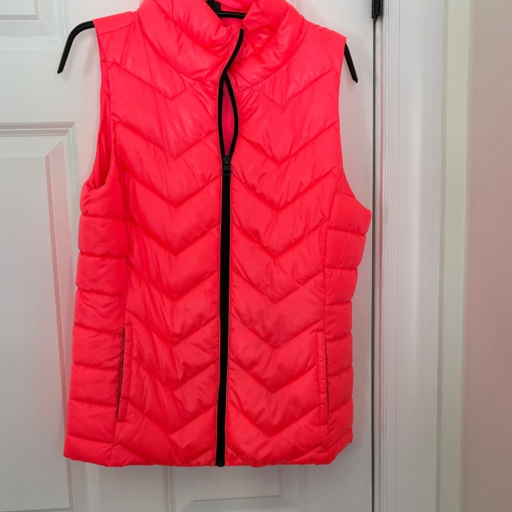 Women's Pink Quilted Vest